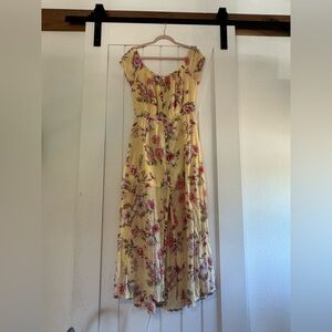 Billabong Yellow Floral Maxi Dress